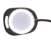 Black LED Magnifying Floor Lamp