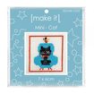 Mini Cross Stitch Kit 7 x 6cm - Cat