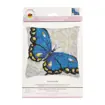 Sudan Tapestry Cushion Kit 40 x 40cm - Blue Butterfly