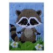 Long Stitch Kit 13 x 18cm - Racoon