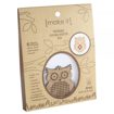 Timber Cross Stitch Kit 5.5 x 6.5cm 1pc - Owl