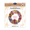 Helene Wild Cross Stitch 25 x 25cm - Wildflower Wreath Sampler  Size: 25 x 25cm  Australiana series