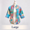 Quilted Jacket Teal large
