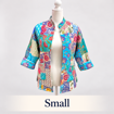 Quilted Jacket Teal Small