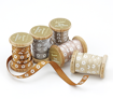 Decorative Ribbons - Metallic Flower