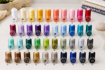 40x Coloured Thread and 40x Bobbin Set