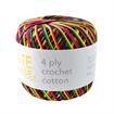 4ply Crochet Cotton BC4324 VER BRIGHTS
