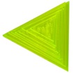 Matilda's Own Template - Triangle 60deg Set of 9 - Small 1-3in