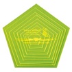Matilda's Own Template - Pentagon Set of 9 - Small 1-5in