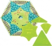 Matilda's Own Template - Curved Star Hexagon Set of 4 - 8in
