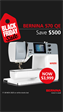Bernina 570QE 9mm Quilter's Edition (excl BSR & Embroidery module)