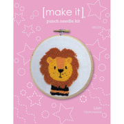MAKE IT Punch Needle Kit 10cm - Lion