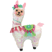 BIRCH DIY Sew Kit 14 x 21 x 4cm - Shiny Llama