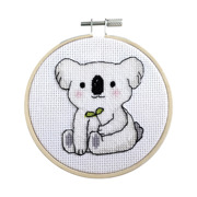 MAKE IT Cross Stitch Kit 10cm - Cute Koala