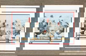 Dimensions Needlecraft - Black & White Hens