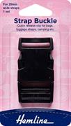 HEMLINE HANGSELL - Strap Buckle, 25mm - black