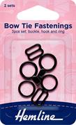 HEMLINE HANGSELL - Bow Tie Set 2 Sets - black - 