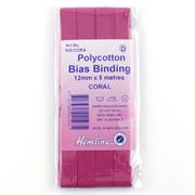HEMLINE HANGSELL - Bias Binding 12mm x 5m - coral