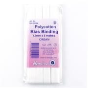 HEMLINE HANGSELL - Bias Binding 12mm x 5m - cream