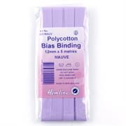 HEMLINE HANGSELL - Bias Binding 12mm x 5m - mauve