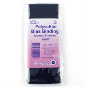 HEMLINE HANGSELL - Bias Binding 12mm x 5m - navy