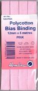 HEMLINE HANGSELL - Bias Binding 12mm x 5m - pink