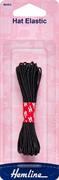 HEMLINE HANGSELL - Elastic Hat 1.3mm x 4m - black