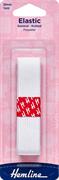 HEMLINE HANGSELL - Elastic  Knitted 20mm x 1m - white
