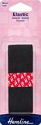 HEMLINE HANGSELL - Elastic  Knitted 32mm x 1m - black