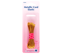 Elastic Metallic Cord 4.5m x 1.3mm - Gold