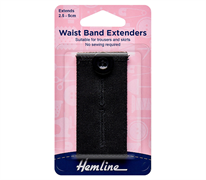 Waist Band Extender - Black Button Type