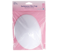 Swimwear Bra Cup 1 Pair, Medium, White