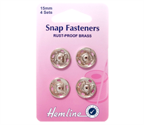 Snap/Fast - Nickle - 15mm