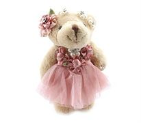 Dusty Pink Tutu Bear