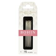 BOHIN - Milliner Needleno 5 ( x 12 needles)