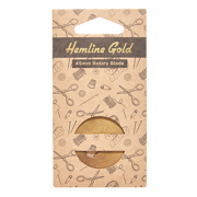 Hemline Gold - Rotary Cutter Blade 45mm 1pc - Gold