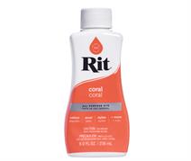 Rit Fabric Liquid Dye All Purpose 8Oz (236Ml) - coral