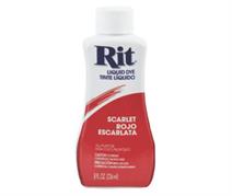 Rit Fabric Liquid Dye All Purpose 8Oz (236Ml) - scarlet