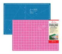 Medium Double Sided Cutting Mat - Blue/Pink