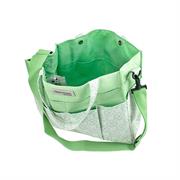 Gutermann X Birch Summer Loft Craft Carry All 35.5X11.5X35.5cm-Medallion Pindot Green