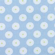 Fabric Gutermann X Birch Summer Loft Daisy 110cm X 10Mt 100% Co Dusty Blue-75