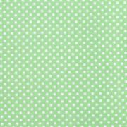 Fabric Gutermann X Birch Summer Loft Pindot 110cm X 10Mt 100% Co Soft Green-152