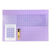 Sew Easy - Quilt Club Value Pk Large - Mat 16 x 24in / Ruler 6 x 24in / Cutter 28mm / Pattern