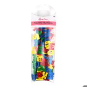 Hemline Buttons - Value Pack - Novelty Craft Buttons 45g - Alphabet