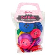 Hemline Buttons - Value Pack - Assorted Craft Buttons 150g - Clown Novelty Pack