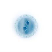 HEMLINE BUTTONS - Embossed Edge Button - baby blue 11mm