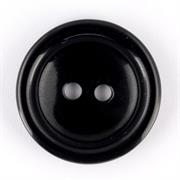 HEMLINE BUTTONS - Basic Line Button Type 25 2PCS - black