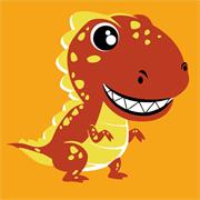 COLOURME - Paint By Numbers 20Cm X 20Cm - dino spinasaurus