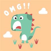 COLOURME - Paint By Numbers 20Cm X 20Cm - dino omg