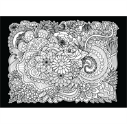 COLOURME - Velvet Art Poster - Flowers - A3 350gsm